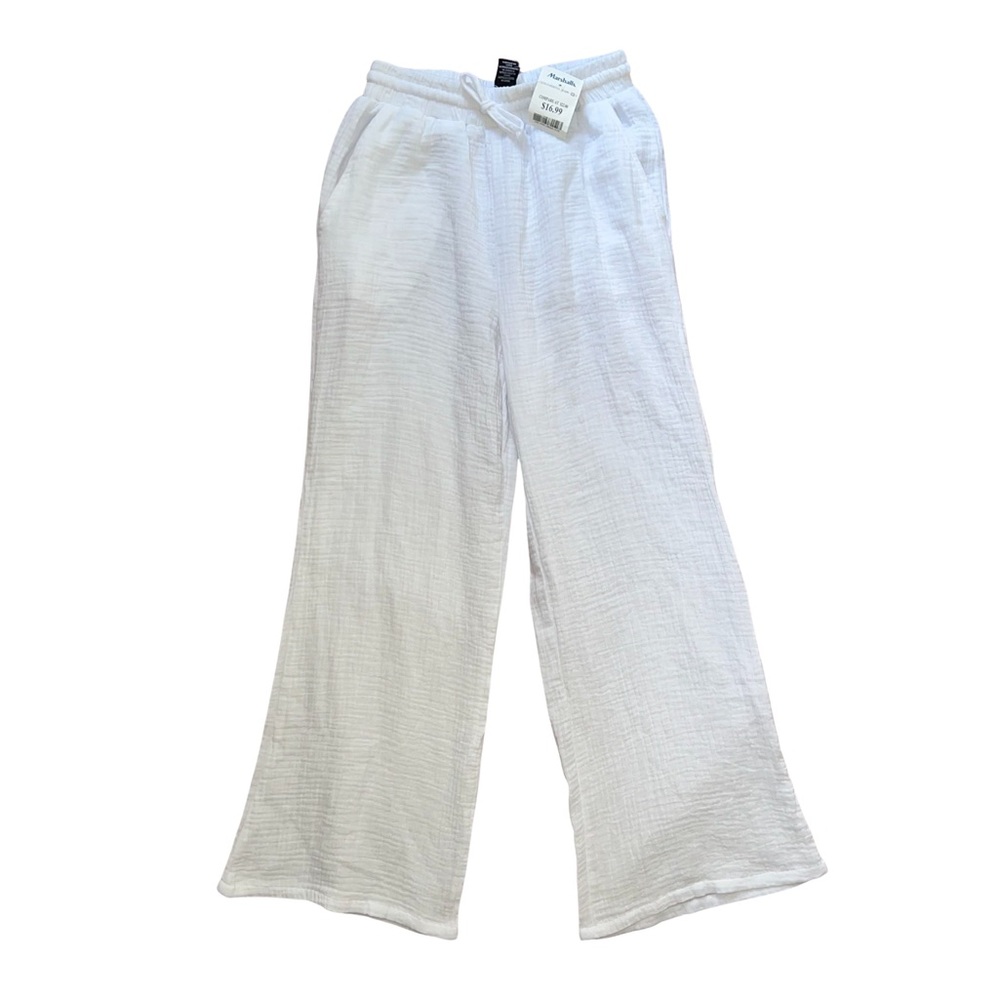 New Sincerely Jules White Linen Capri Pants